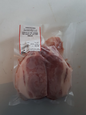 Pork Center Cut Loin Chops Boneless